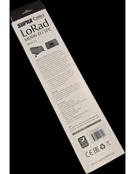 Mains Block Lorad MD06-EU SPC Mark 3.1 (ON/OFF) Silver Edition