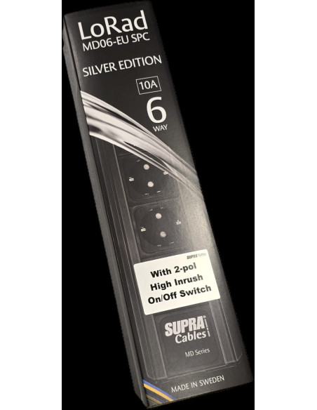 Mains Block Lorad MD06-EU SPC Mark 3.1 (ON/OFF) Silver Edition