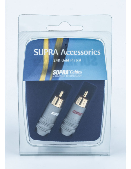 SUPRA RCA-6SC PLUG PAIR