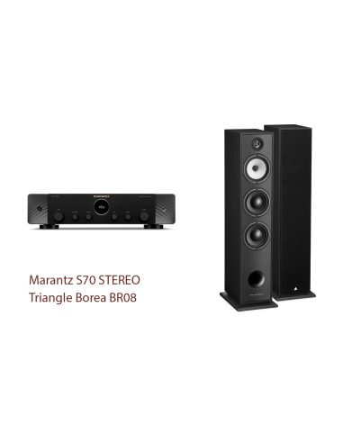 Marantz S70 STEREO + Triangle Borea BR08 (Black)