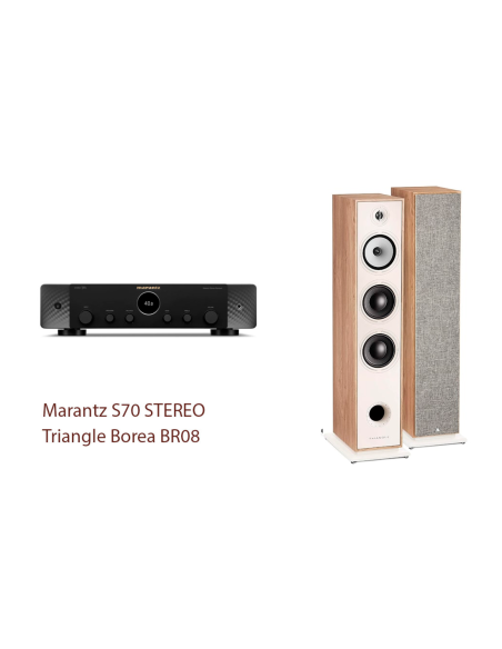 Marantz S70 STEREO + Triangle Borea BR08 (Light Oak)