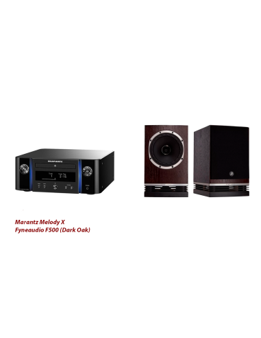 Marantz Melody X (M-CR612) + Fyneaudio F500...
