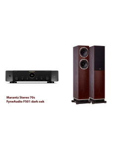 Marantz S70 STEREO + FyneAudio F501 dark oak